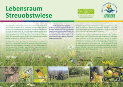 Streuobstwiese Bobingen erhält Infotafel, Juli 2023