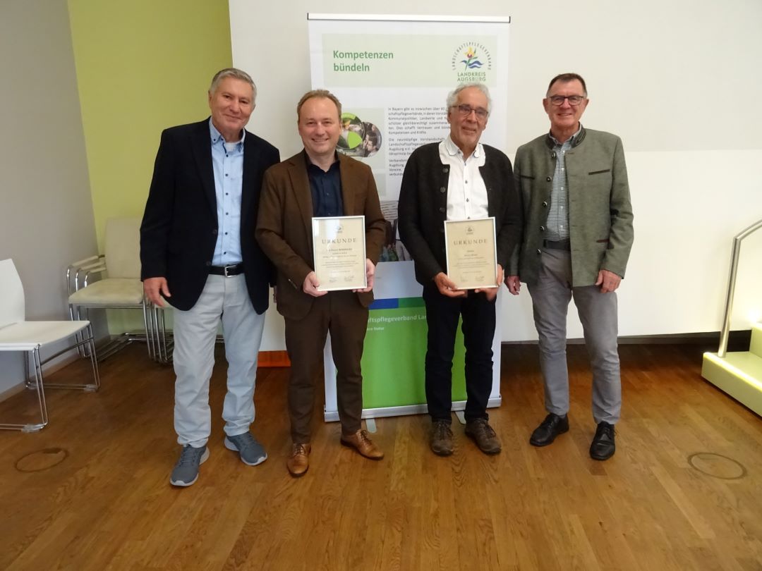 Foto W. Engelschall, LPV.510x383 v.l. Werner Burkhart, Klaus Förster, Hans Marz, Konrad Dobler